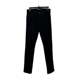 Hudson Jeans Nico mid rise straight leg supermodel black size 27